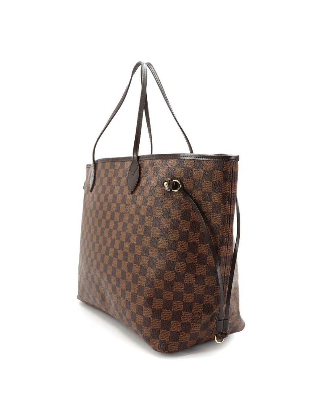 Louis Vuitton Damier Neverfull GM Tote Ebene Cerise Gold - Picture 3 of 9